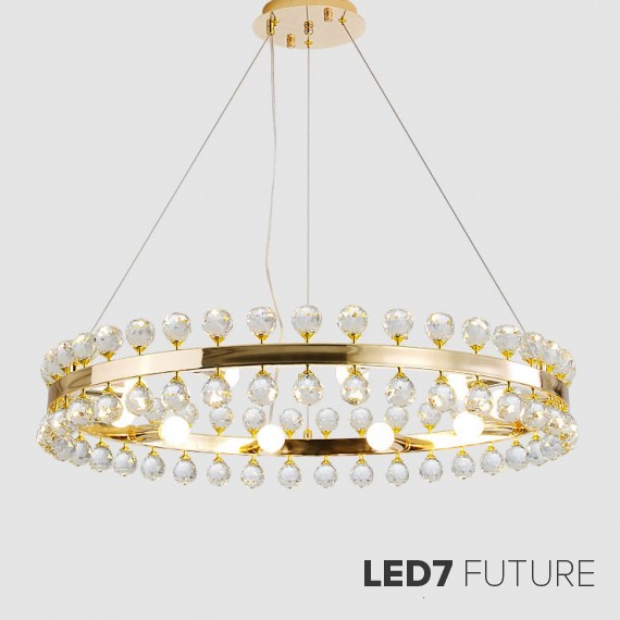 Ritz - Crystall Ball Circle Chandelier